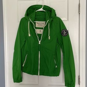 Abercrombie & Fitch green jacket